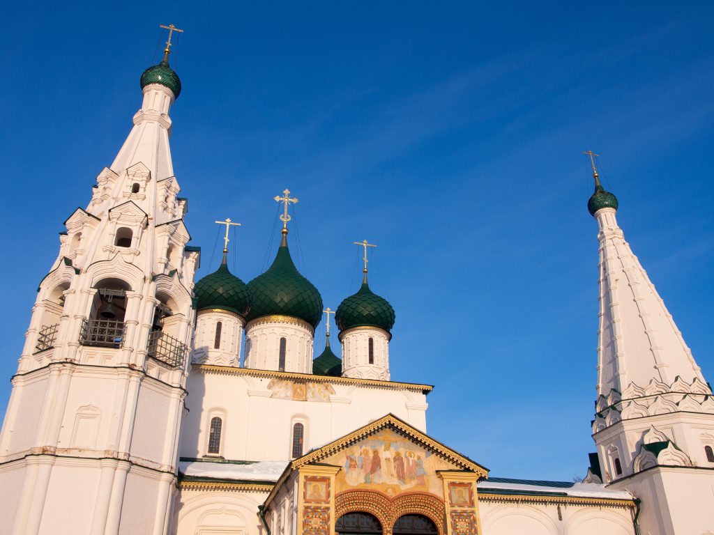 Auch das ist Russland: Die Prophet-Elias-Kirche von 1647 in der als Unesco-Welterbe Stadt Jaroslawl
